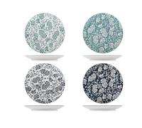 H&H Set 4 Piatti Piani Victoria Cm 27