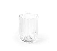 H&H, Set 6 Bicchieri Aura, bicchieri raffinati, bicchieri eleganti, bicchieri trasparenti, in vetro borosilicato, 35 cl, lavabili in lavastovglie