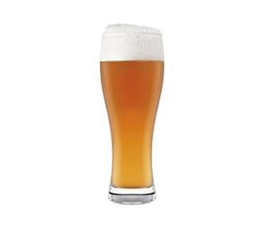 H&H Set 6 Bicchieri Birra Weizen in Vetro, 33 alici Weizenbier per Birra Bianca e Artigianale, Lavastoviglie