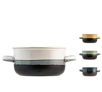 H&H Set 6 Boli, Stoneware, Monoporzione, Assortiti, 0,65Lt