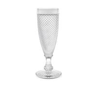 H&H Set 6 Calici In Vetro Diamantato Flute Cc160