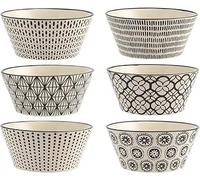 H\&H Set 6 Ciotole Vhera in Stoneware 600cc