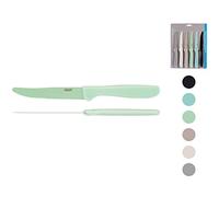 H&H Set 6 Coltelli Assortiti, Mezza Lama Seghettata