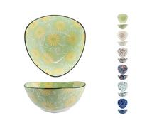 H&H Set 6 Coppe Porcellana, Decori Assortiti, 15xH6cm