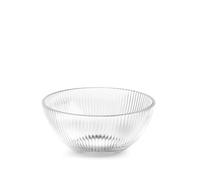 H&H Set 6 Coppette in Vetro Epoque Trasparenti, Diametro 12.6cm, Eleganti e Versatili