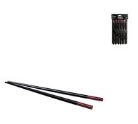 H&H Set 6 Paia di Bastoncini in Legno, cm24