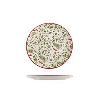H&h set 6 piatti frutta natalizi berry cm 20