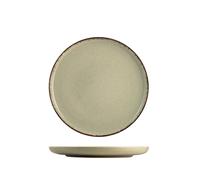 H&H Set 6 Piatti Frutta Pearl Cm 19 Verde