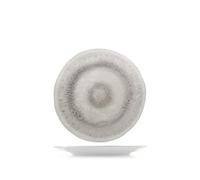 H&H Set 6 piatti frutta Selene in melamina, colore grigio 23 cm