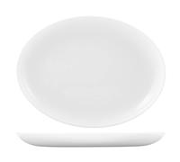 H&h set 6 piatti opale premiere ovale bianco 33