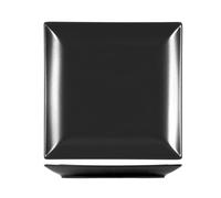 H&H Set 6 Piatti Piani Boston Osaka Nero Cm 24X24