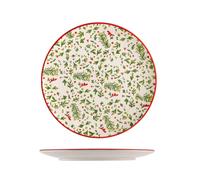 H&H Set 6 Piatti Piani Berry, in Ceramica, Multicolore, 26cm - multicolore ceramica 7386501