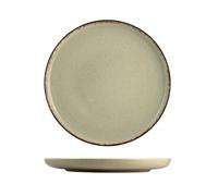 H&H Set 6 Piatti Piani Pearl Cm 27 Verde