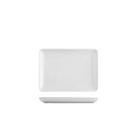 H&h set 6 piatti rettangolari pearl bianco cm17x23