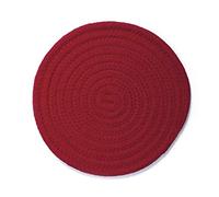 H&H Set 6 Sotto Pentola Tondi, Colori Assortiti, Cotone e Poliestere, cm20
