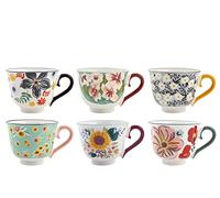 H&h set 6 tazze jumbo cream tea in new bone china cc 440