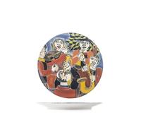 H&h set 6 piatti frutta pablo in stoneware cm 20