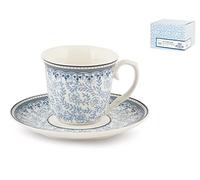 Set H&H new 2 Tazze Caffe Porcellana Blue Dream Con Piattino