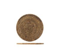 H&H Sotto pentola in rattan tonda cm 22