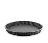 H&H Stampo Tondo Silicone Grigio, 25x5,6cm, Stampo Torte, Flessibile, Antiaderente, Resiste ad Alte e Basse Temperature