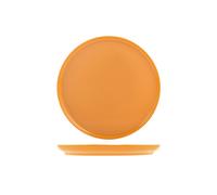H&H STOCCOLMA PIATTO PIANO CM 28 STONEWARE GIALLO