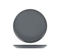 H&h set 12 piatti piani stoccolma grigio cm 28