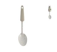 H&H Stone Cucchiaione Antiaderente, Acciaio Inossidabile, Grigio Tortora