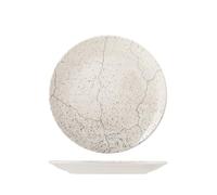 H&H Stone Set 6 Piatti Piani, Porcellana, 27cm