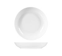 H&H Set 6 Piatti Fondi Sweden, Porcellana, Bianca, 20cm - bianco porcellana 7101702