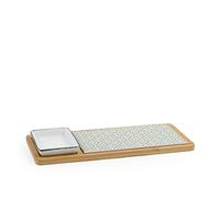 H&h tagliere bamboo aperitivo con coppetta cm 12x30