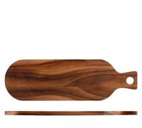 TAGLIERE PER SALUMI IN LEGNO DI ACACIA CON MANICO CM.14x45