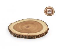 H&H TAGLIERE LEGNO TONDO CORTECCIA CM 23