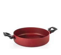 H&H Tegame 2 manici Absolute red in alluminio con rivestimento antiaderente cm.