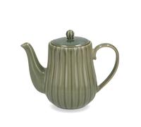 H&H Teiera Lotus in stoneware colore verde cc 740