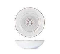 H&H Set 6 Piatti Fondi Terre Du Sud, Stoare, Bianco, 20cm - bianco ceramica 7099902
