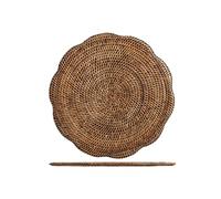 H&h tovaglietta tonda in rattan cm 38