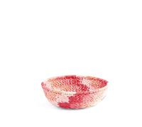 H&H-Tulum, cestino, svuota tasche, in fibra e carta, colorato, stile etnico, fatto a mano, 21xh8 cm