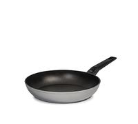 H&H Union Alessandro Borghese Il lusso della semplicità Padella in Alluminio Coniato, Rivestimento Antiaderente, 28cm, Grigio