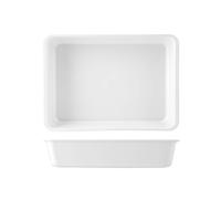 H&h Vaschetta Con Bordo In Melamina 35x25x8 Contenitori Per Alimenti