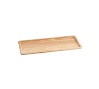 Piatto In Legno Chiaro, 20x12 Cm H&H