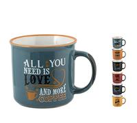 H&H Wild Instinct Set 6 Jumbo, Stoneware, Assortite, cc500