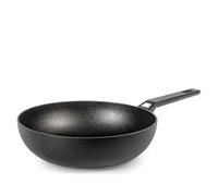 H&H Wok Ttian in alluminio con rivestimento antiaderente pfluon cm. 28