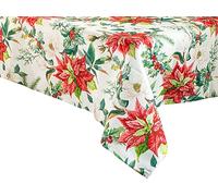 H&h tovaglia natalizia xmas flower 10 posti-150x300 cm