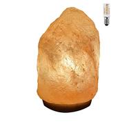 H HANSEL HOME Lampada di sale dell'Himalaya 5-7KG 100% naturale Salt Range Pakistan, Base Madeira, +1 lampadina LED di ricambio per spina europea