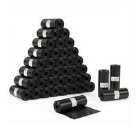 H HANSEL HOME Sacchetti Igienici per Cani Neri, 600 Sacchetti in 40 Rotoli, 23 x 30 cm, Sacchetti per Escrementi Cane Compatibili con Dispenser