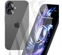 H HARDY 2x Vetro Ibrido 7H + Vetro Fotocamera Per Apple iPhone 16