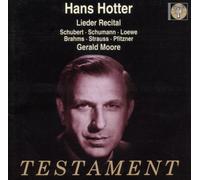 Various Composers Lieder Recital/hotter/moore (CD) Album