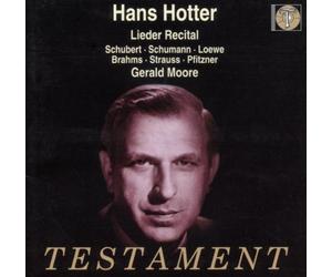 H.Hotter, Baritono/G - Hans Hotter: Lieder Recital