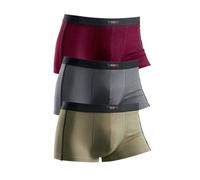 H.I.S Boxer grigio / cachi / rosso Uomo H.I.S M-L grigio / cachi / rosso