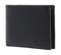 H.I.S Pelle portafoglio Wallet Black nero